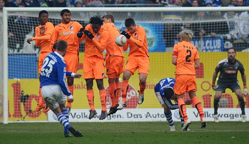 Vergangene Saison siegte Hoffenheim auf Schalke mit 1:0