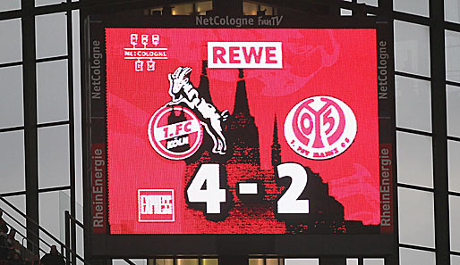 Wer weiß, wie das letzte Spiel zwischen Köln und Mainz ausging?