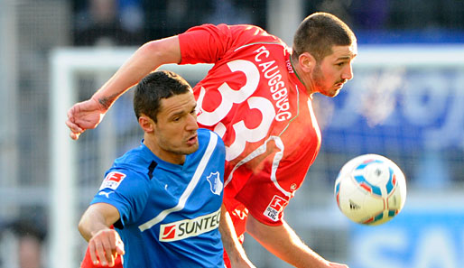 Salihovic und Mölders treffen beim Unentschieden zwischen Hoffenheim und Augsburg