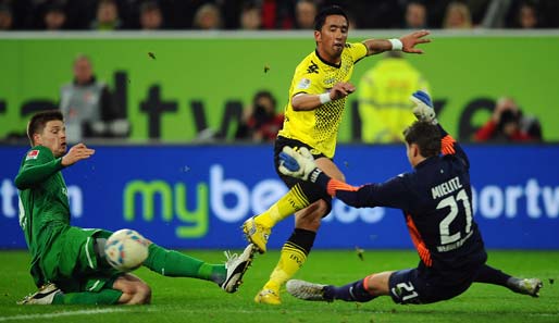 Dortmund gewann in der Vorrunde in Bremen mit 2:0