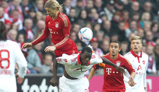 Die Bayern rund um Anatolij Tymoschtschuk ließen dem Club beim 4:0-Hinspielsieg keine Chance