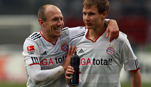 Arjen Robben erzielte Bayerns Siegtreffer gegen den 1. FC Nürnberg