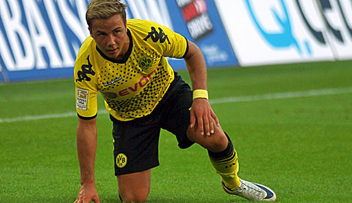 Dortmunds Mario Götze holte sich in der Partie bei Bayer Leverkusen einen Platzverweis ab
