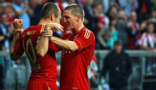Beängstigend gut: Der FC Bayern (hier Robben und Schweinsteiger) eilt derzeit von Sieg zu Sieg