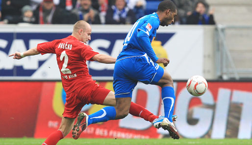 Hoffenheims Ryan Babel (r.) hat in dieser Saison bereits vier Treffer auf dem Konto