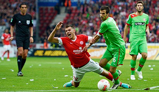 Das Hinspiel gewann Mainz 05 mit 1:0 gegen Fortuna Düsseldorf