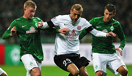 In der Hinrunde gewann Werder gegen Mainz mit 2:1