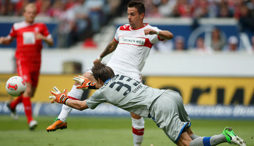 Fabian Giefer bewahrte Fortuna Düsseldorf vor einer Niederlage und musste dann verletzt raus