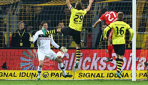 Das Hinspiel zwischen Borussia Dortmund und Fortuna Düsseldorf endete 1:1