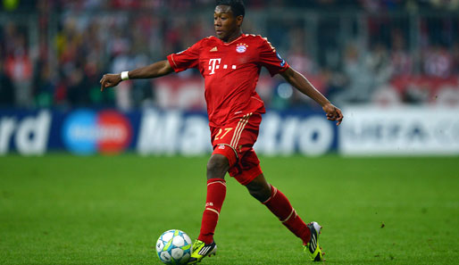 David Alaba steht nach überstandener Verletzung wieder im Kader des FC Bayern