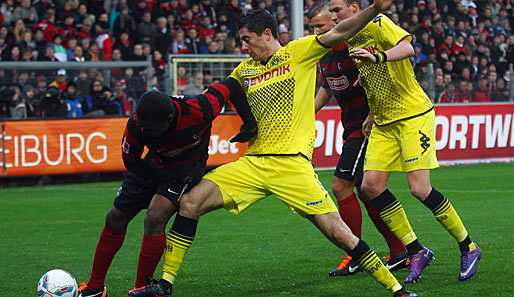 Das letzte Spiel in Freiburg gewann Dortmund deutlich mit 4:1