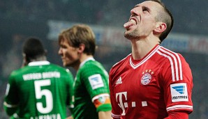 Franck Ribery war der überragende Bayern-Spieler in Bremen