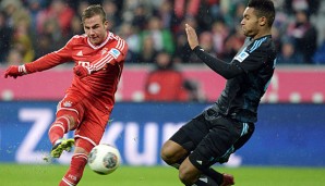 Mario Götze markierte beim Sieg des FC Bayern über den HSV das 2:0