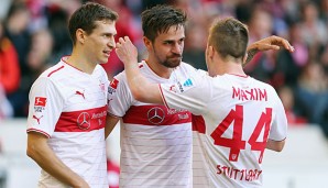 Martin Harnik brachte den VfB zwischenzeitlich mit 2:1 in Führung.