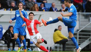 Shinji Okazaki erzielte gegen Hoffenheim den vielumjubelten Siegtreffer