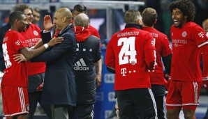 Pep Guardiola holte nach dem UEFA Supercup und der Klub-WM seinen dritten Titel mit Bayern
