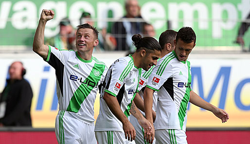 Ivica Olic sicherte dem VfL Wolfsburg mit seinem Doppelpack den Heimsieg