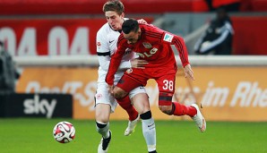 Karim Bellarabi rettet Bayer Leverkusen mit seinem Treffer in der Schlussphase einen Punkt