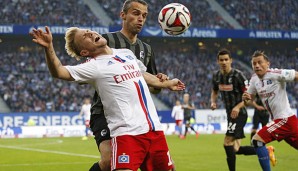Der HSV rettete gegen Freiburg einen wichtigen Punkt im Abstiegskampf