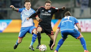Ständiger Kampf: Hoffenheim und Hamburg boten nur wenig Fußball an