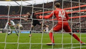 Alex Meier stellte auch gegen Werder seine Torjägerqualitäten unter Beweis