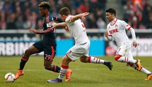 Das gängige Bild in Köln: Die Bayern am Ball, der Gegner am verteidigen