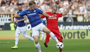 Florian Jungwirth traf mit Darmstadt auf Eintracht Frankfurt