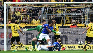 Das 1:0 für den BVB: Gonzalo Castro vollstreckt und trifft im zweiten Pflichtspiel in Folge