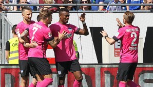 Salomon Kalou erzielte den Treffer zum zwischenzeitlichen 1:0 für die Hertha