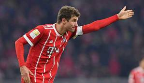 Thomas Müller und die Bayern liegen sechs Punkte vor RB Leipzig