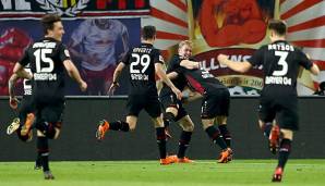 Bayer Leverkusen schlug RB Leipzig nach Rückstand deutlich.