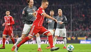 Der FC Bayern München würde mit einem Sieg in Augsburg die sechste Meisterschaft in Folge perfekt machen.