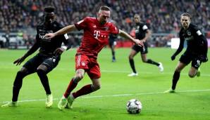 Franck Ribery hielt die Defensive der Eintracht auf Trab.