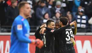 Eintracht Frankfurt hat die Siegesserie gegen den 1. FC Nürnberg fortgesetzt.
