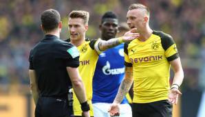 Schalke 04 setzt sich mit einem leidenschaftlichen Kampf gegen Borussia Dortmund durch. Daniel Caligiuri avanciert zum Derby-Helden. Marco Reus und Marius Wolf besiegeln die BVB-Pleite maßgeblich. Die Einzelkritik.