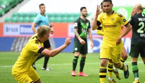 Mit einem 2:0-Auswärtssieg beim VfL Wolfsburg macht Borussia Dortmund weiter Druck auf den Tabellenführer aus München. Torjäger Erling Haaland spielt ungewohnt schwach - bei den Wölfen gibt es gleich mehrere Totalausfälle. Die Noten.
