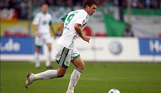Edin Dzeko spielt seit 2007 für den VfL Wolfsburg
