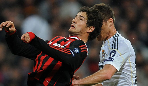 Milans Pato (l.) erzielte gegen Real Madrid den 3:2-Endstand für die Rossoneri