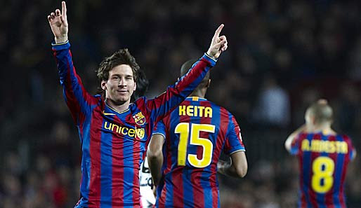 Mit Stars wie Messi, Keita und Iniesta gilt Barcelona als Topfavorit auf den Champions-League-Titel