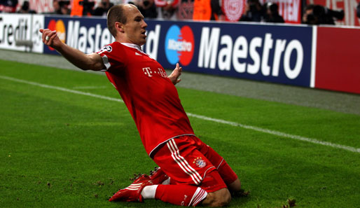 Arjen Robben erzielte das entscheidende 1:0 gegen Olympique Lyon