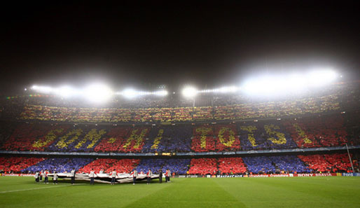 Das Camp Nou ist das größte Fußball-Stadion Spaniens