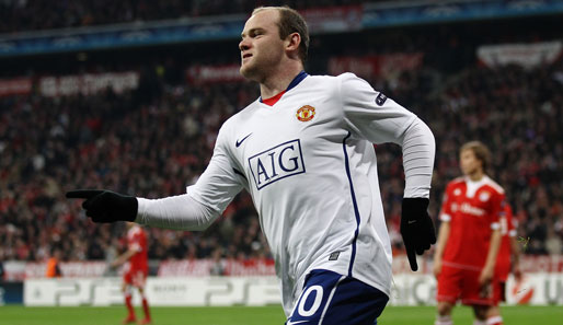 Wayne Rooney erzielte in dieser Champions League-Saison bereits für Treffer