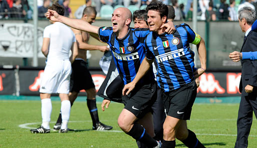 Inter gewann 2010 die fünfte Meisterschaft in Folge