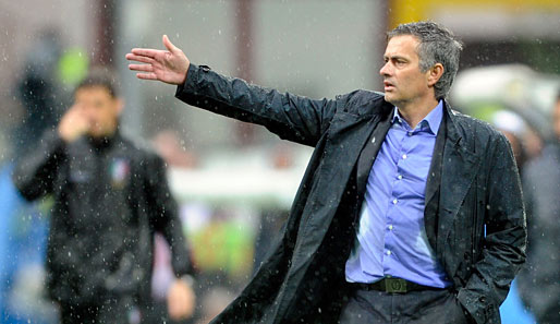 Jose Mourinho trainiert Inter Mailand seit 2008