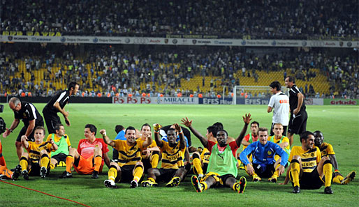 Die Berner bekamen nach dem Weiterkommen gegen Fener sogar Beifall von den Istanbuler Fans