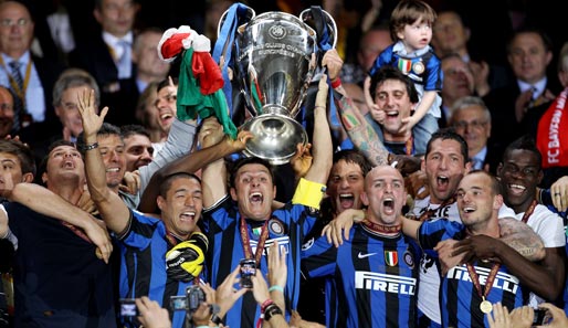 Inter Mailand gewann in der letzten Saison zum ersten Mal die Champions League