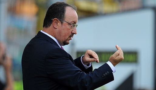 Rafael Benitez übernahm nach sechs Jahren Liverpool im Sommer den Trainer-Stuhl bei Inter Mailand.