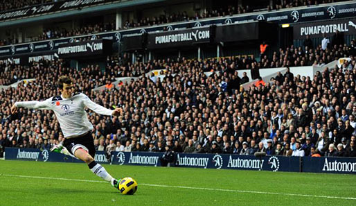 Tottenhams Gareth Bale hat in der laufenden Saison schon neun Pflichtspieltore geschossen