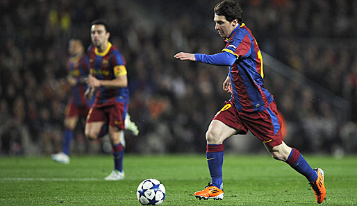 Lionel Messi ist mit acht Champions-League-Treffern Barcelonas torgefährlichster Mann