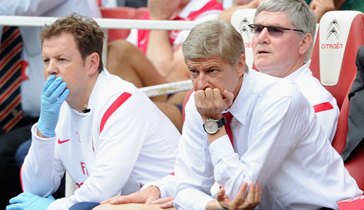 Nach verpatztem Ligastart droht Arsenal-Coach Wenger nun auch der K.o. in der Champions League